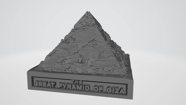 3д Пирамида Гизы
